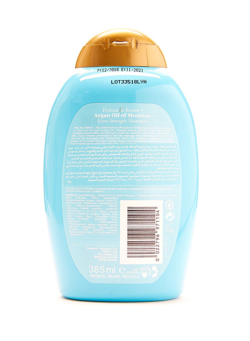 Ogx Extra Strength Hydrate And Revive With Argon Oil Shampoo Clear 385ml  - Image 2