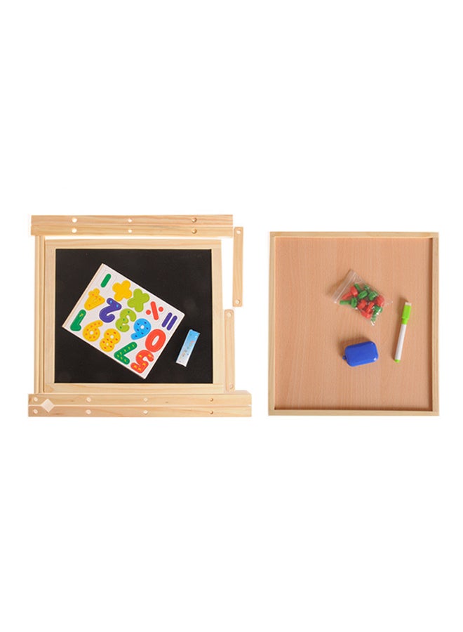 null - Multifunctional 2-In-1 Magnetic Board At One Side And Chalkboard On Other 50x4.5x36cm - Image 1