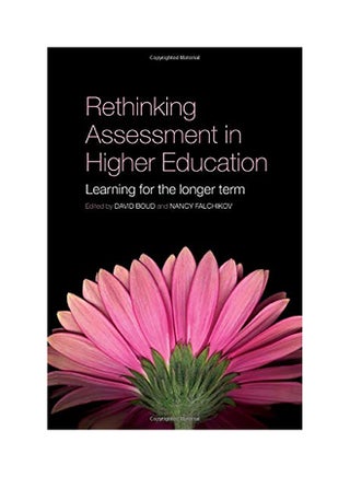 Rethinking Assessment In Higher Education: Learning For The Longer Term Paperback English by David Boud - 2007 - v1604401498/N41466647A_1