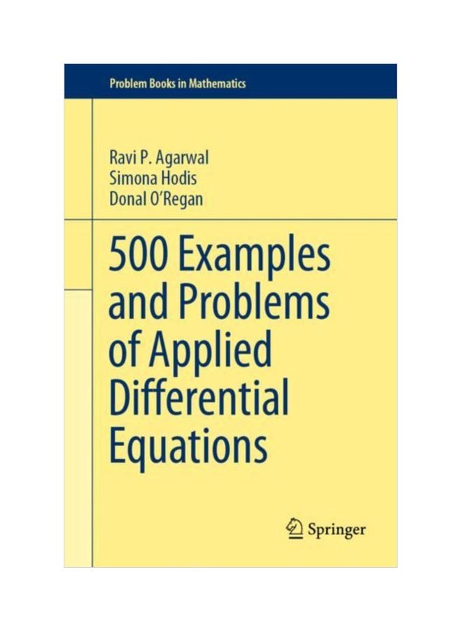500 Examples And Problems Of Applied Differential Equations hardcover english - 19 December 2019 