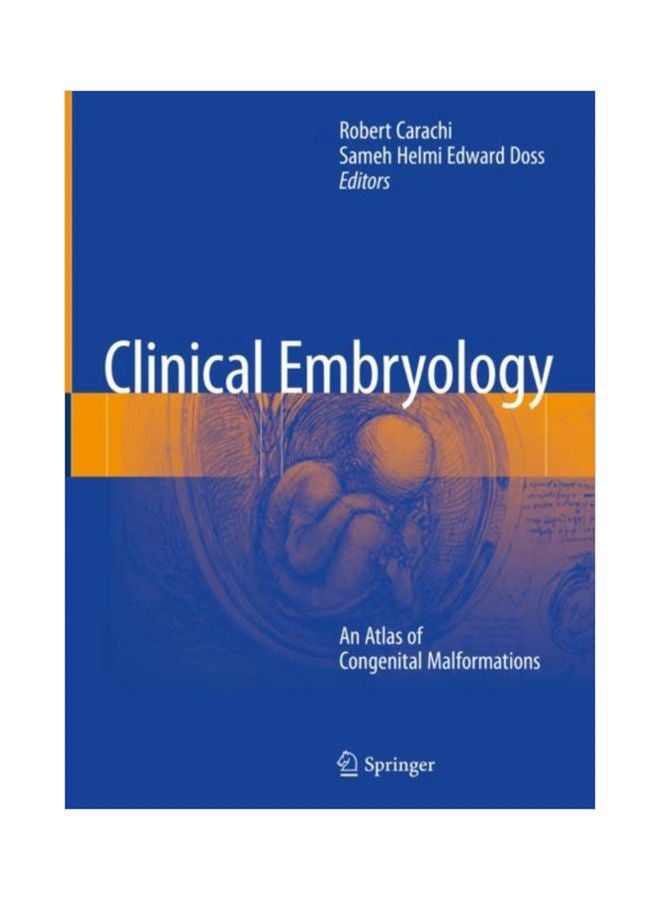 Clinical Embryology: An Atlas Of Congenital Malformations Hardcover English - 01 Jul 2019 