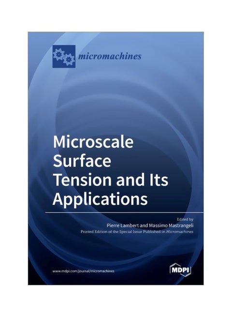 Microscale Surface Tension And Its Applications paperback english - 21 Oct 2019