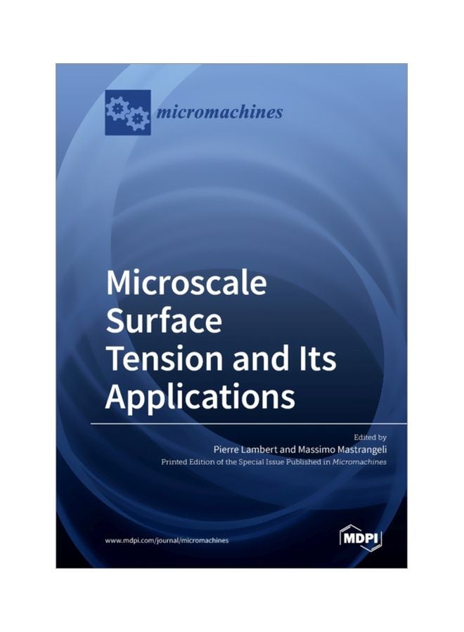 Microscale Surface Tension And Its Applications paperback english - 21 Oct 2019