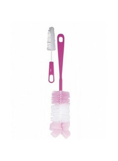 True 2-Piece 19090 Plastic Bottle And Nipple Cleaning Brush 