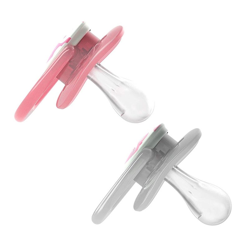 Dr. Brown’s - 2-Piece Glow In The Dark Advantage Pacifier With Holder - Image 1