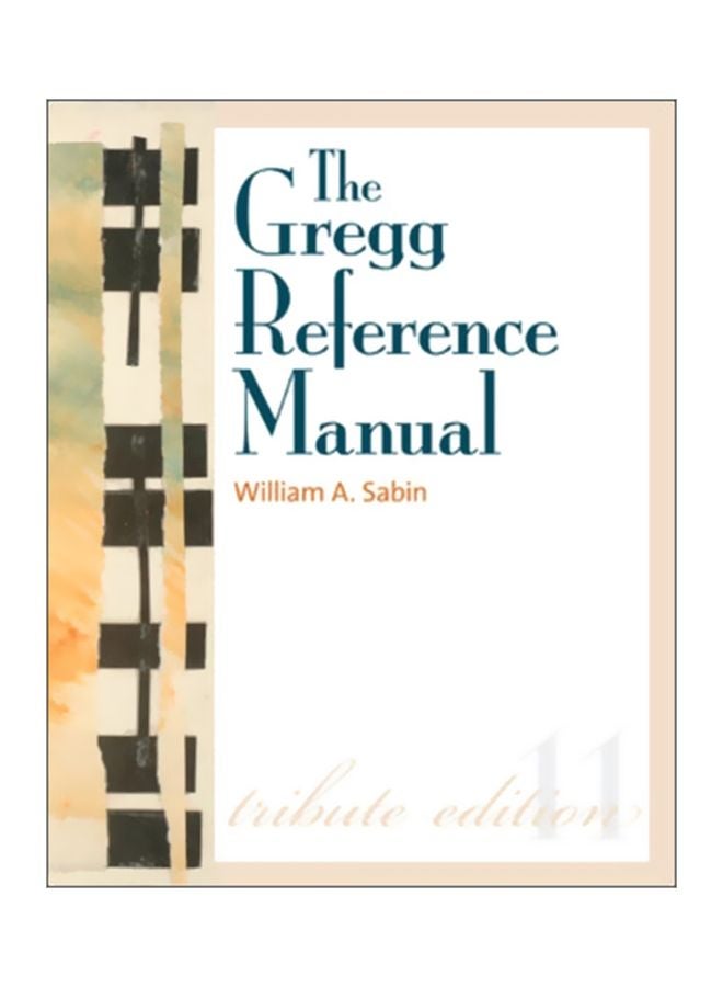 The Gregg Reference Manual Spiral Bound English by William A. Sabin - 40242 