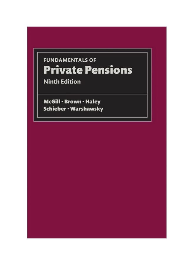 Fundamentals Of Private Pensions hardcover english - 09 Feb 2010 
