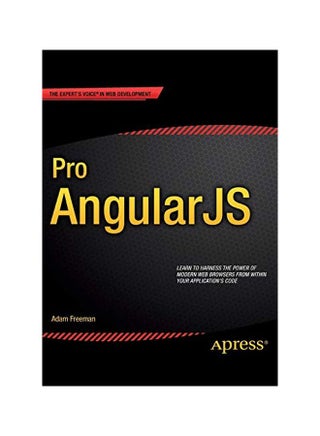 Pro Angular JS Paperback English by Adam Freeman - 41799 - v1604404541/N41497767A_1