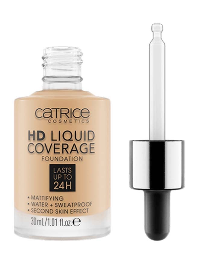Catrice - HD Liquid Coverage Foundation 036 Hazelnut Beige - Image 1