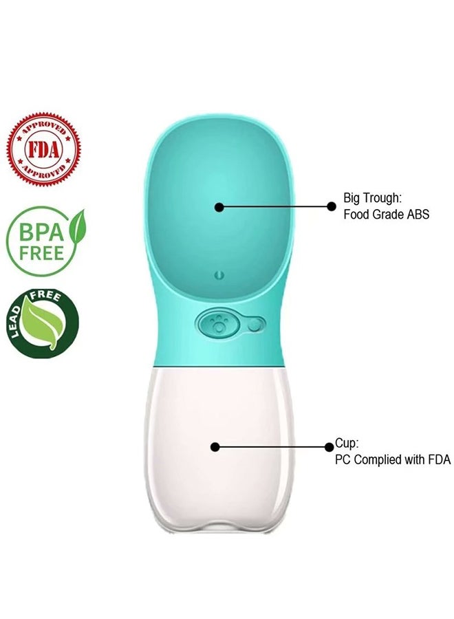 Generic Leakproof Pet Water Bottle Green/Clear 7.5x20.8x4.5cm  - Image 4