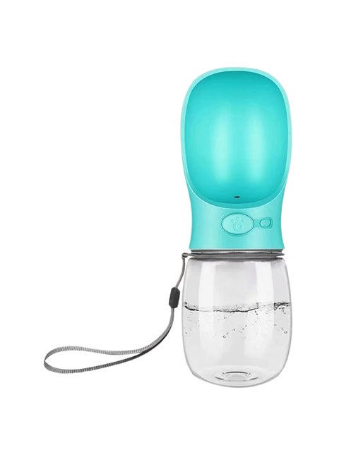 Leakproof Pet Water Bottle Green/Clear 7.5x20.8x4.5cm