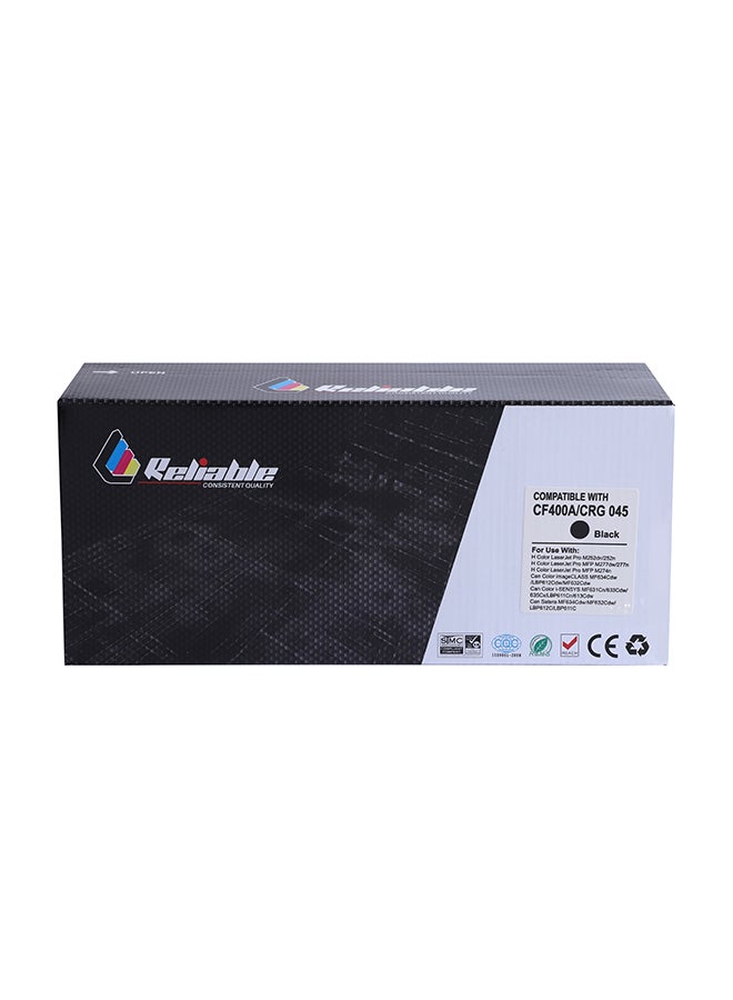 Reliable Replacement  Toner Cartridge  For Hp  Cf400 Black - Image 1