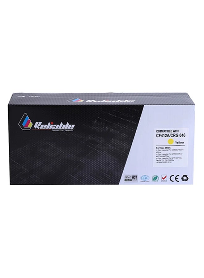 Reliable Replacement  Toner Cartridge  For Hp  Cf412A Yellow - Image 1
