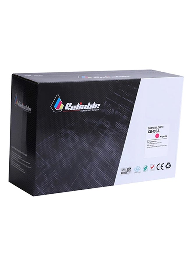 Reliable Replacement  Toner Cartridge  For Hp  Ce403/Ce253A Magenta - Image 2
