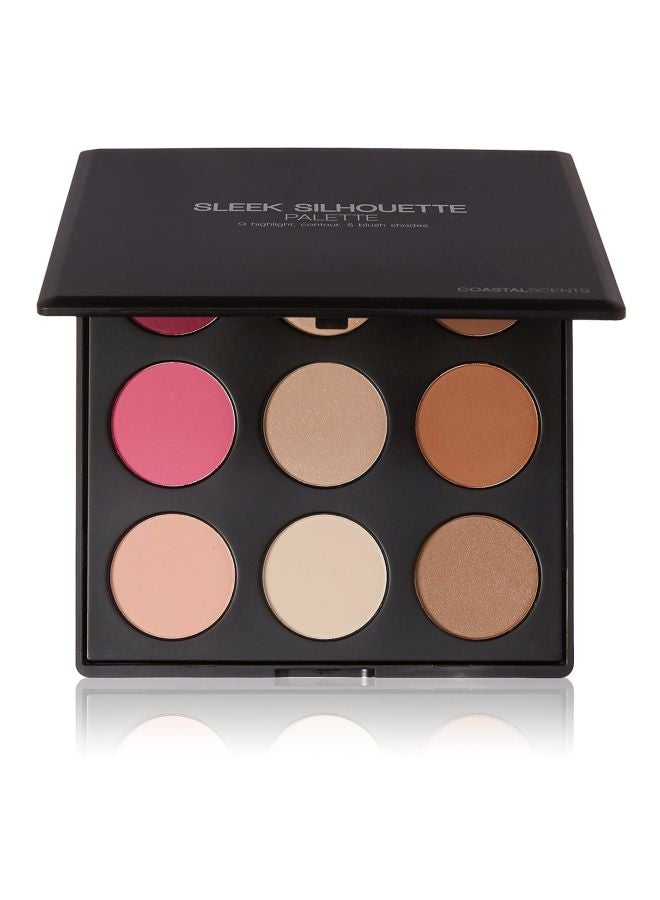 COASTAL SCENTS Sleek Silhouette Blush Palette PL-017 - Image 3