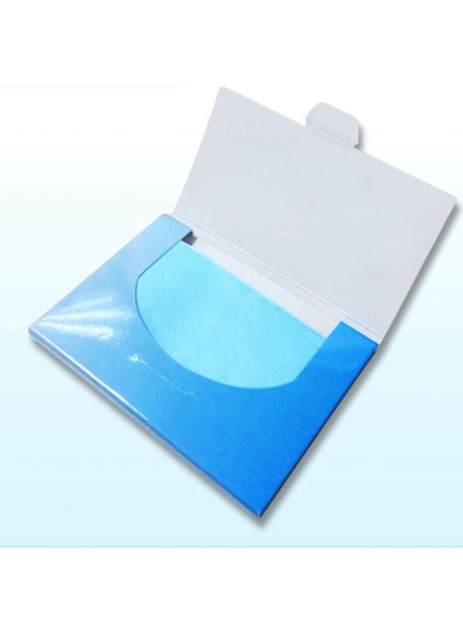 كلين أند كلير عبوة مكونة من 3 أوراق لامتصاص دهون البشرة أزرق - Image 4