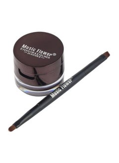 Music Flower 24H 2in1 Fascinated Eyebrow & Cream Black/Brown  - Image 5