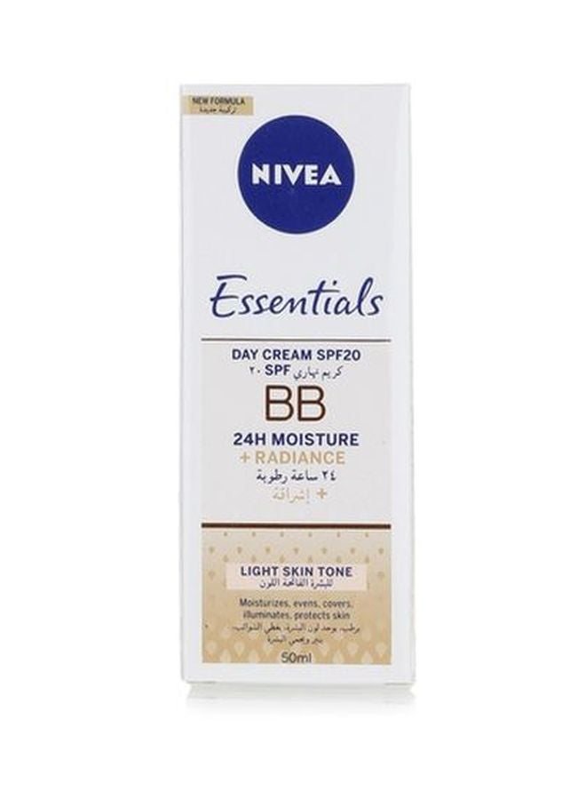 Face Bb Day Cream, Moisturise And Even Skin Tone, Light, Spf 20 Light