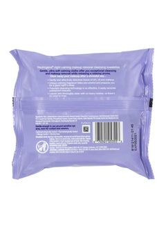 Neutrogena Pack Of 2 Night Calming Makeup Remover Cleansing Towelettes White  - Image 2