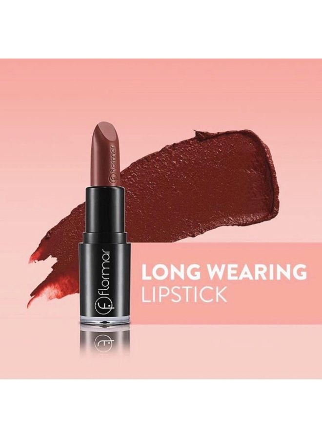 flormar Long Wearing Lipstick Rose Caramel - Image 2