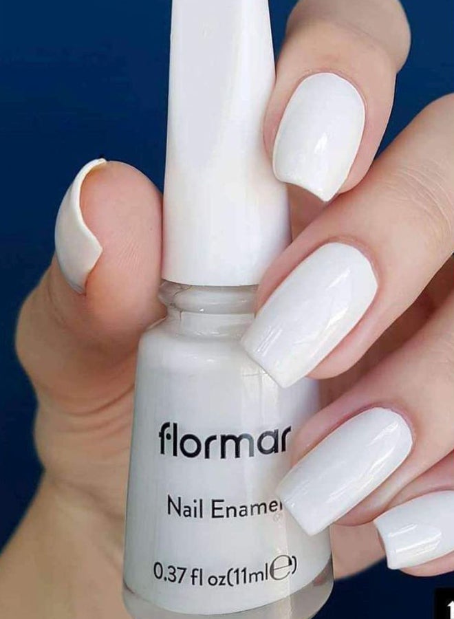 flormar - Classic Nail Enamel 227 Milk Foam-Bright - Image 1