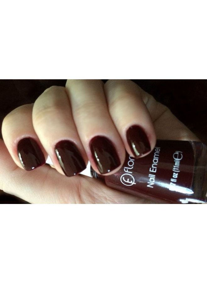 flormar Shiny Nail Enamel 352 Blackstar Red  - Image 2
