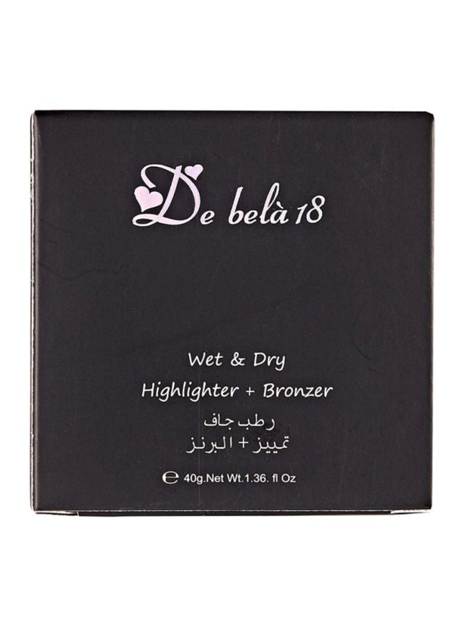 De Bela 18 Wet And Dry Highlighter With Bronzer Bronze 03  - Image 2