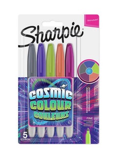 Sharpie 5-Piece Cosmic Color Permanent Marker Set Multicolour 