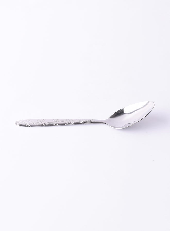 طقم ملاعق صغيرة - 12 قطعة فضي 14x4x2سم - Image 5