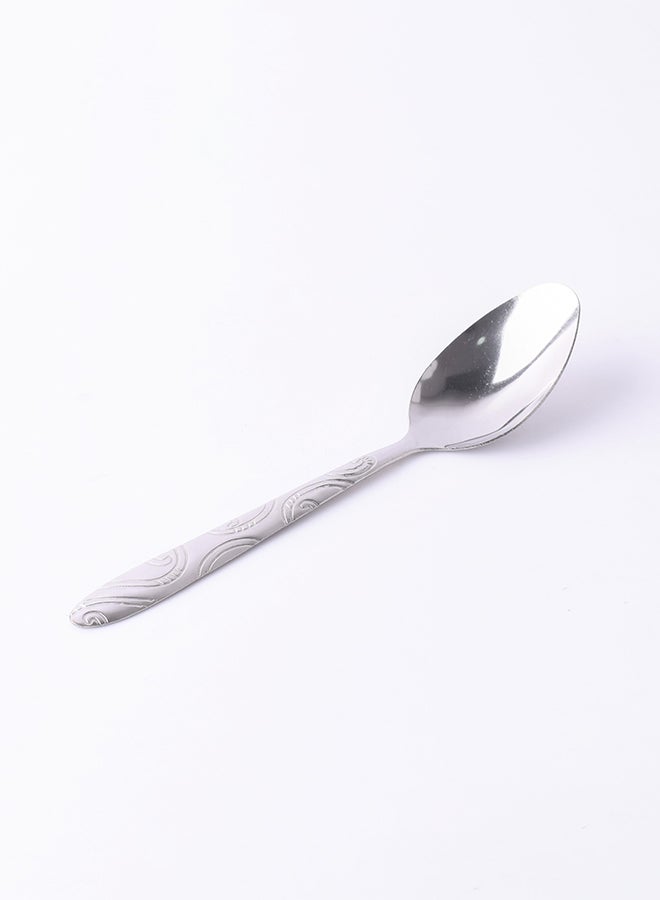 طقم ملاعق صغيرة - 12 قطعة فضي 14x4x2سم - Image 4