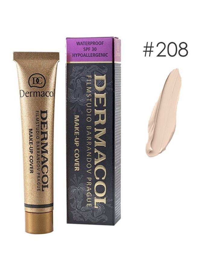 Dermacol Make-Up Cover Foundation SPF 30 NR 208 - Image 3