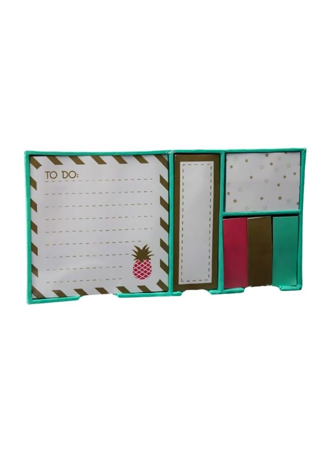 مجموعة أوراق ملاحظات عصرية ذاتية اللصق متعدد الألوان