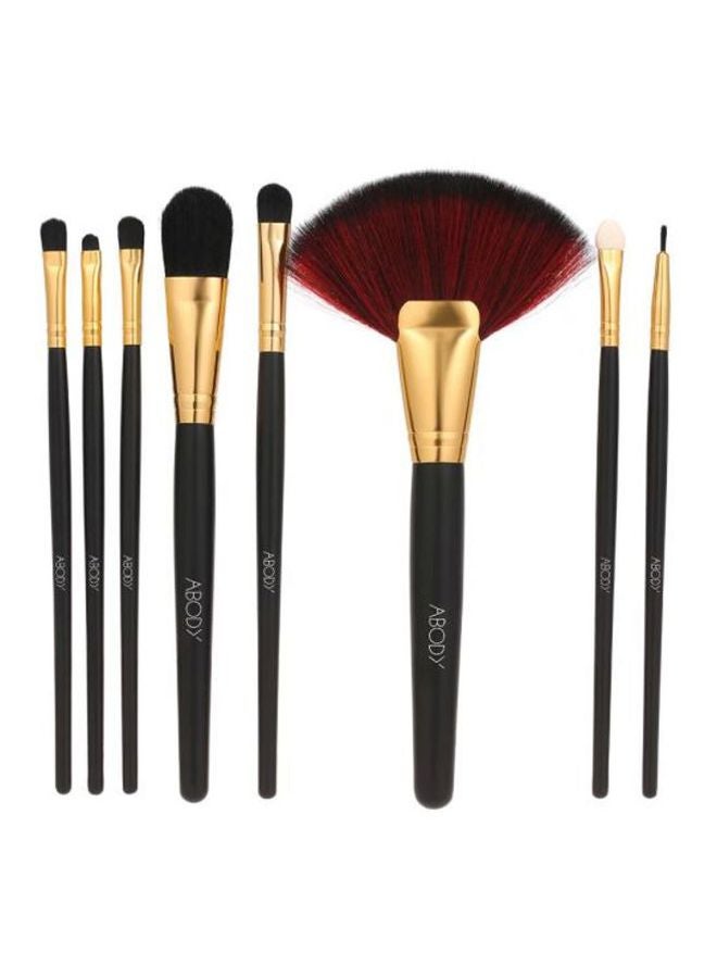 32-Piece Make Up Brush Set Black/Brown/Gold - v1604421284/N24195818A_3