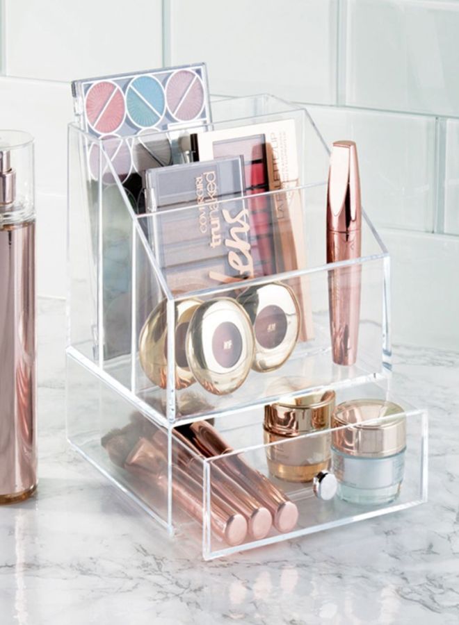 إنترديزاين منظم علب مستحضرات التجميل شفاف - Image 3