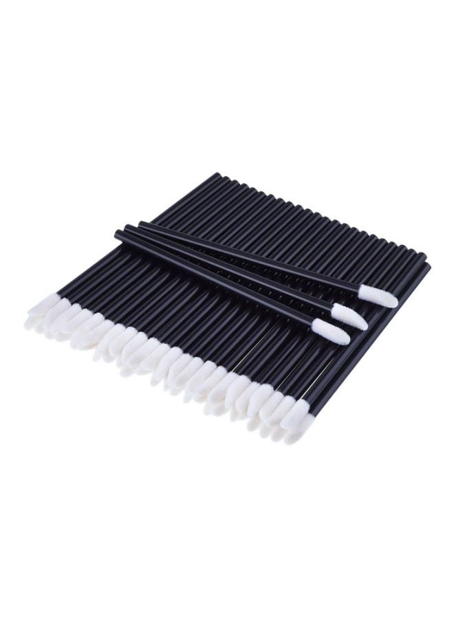 VANDER LIFE 100-Piece Pro Disposable Lip Gloss Wand Set Black/White - Image 2