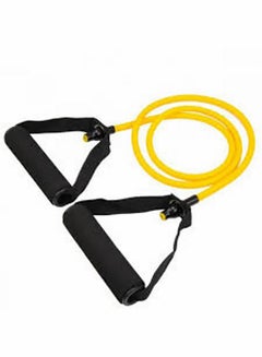 Generic Rope Resistance Tube Belt Yellow 4cm 