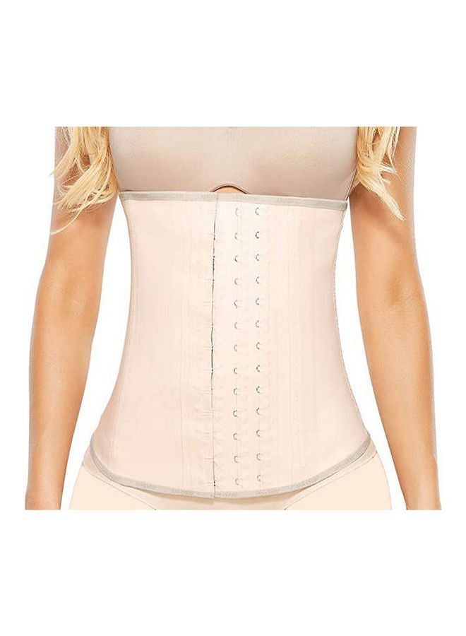 Ann Chery Classic 3 Hooks Latex Waist Cincher Beige  - Image 1