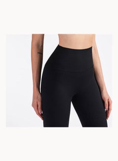 General High waist yoga pants sports fitness pants women/black Black  - Image 4
