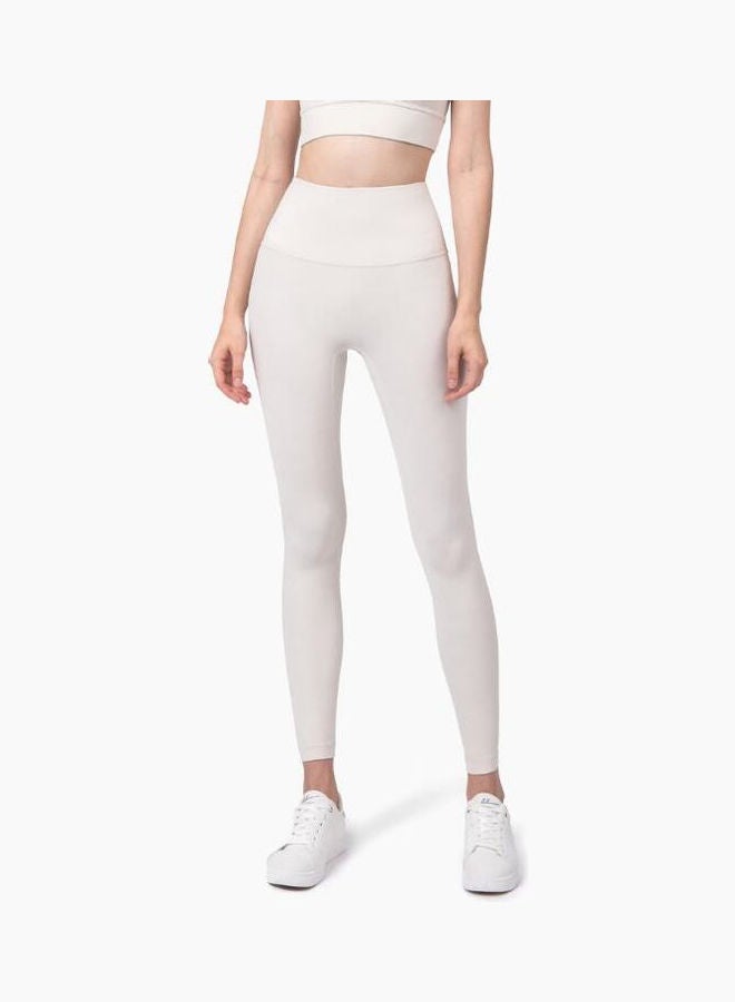 General Sports Fitness Pants High Waist Buttocks Yoga Pants beige  - Image 1