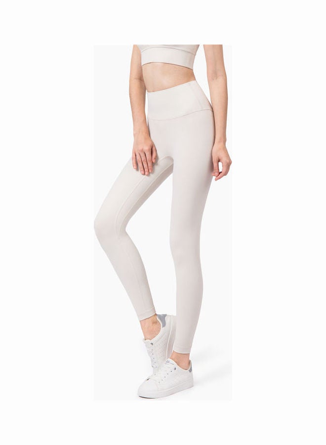 General Sports Fitness Pants High Waist Buttocks Yoga Pants beige  - Image 4