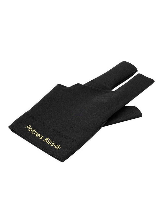 1Pc Spandex Snooker Billiard Cue Gloves Pool Left Hand Open Three Finger Glove Black  - Image 4