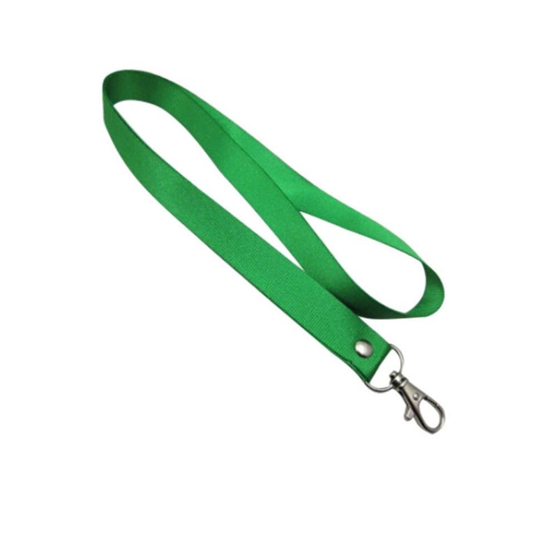 Generic - Neck Strap Key Phone ID Badge Whistles Lanyard Holders Metal Lobster Clasps Clip Black - Image 1