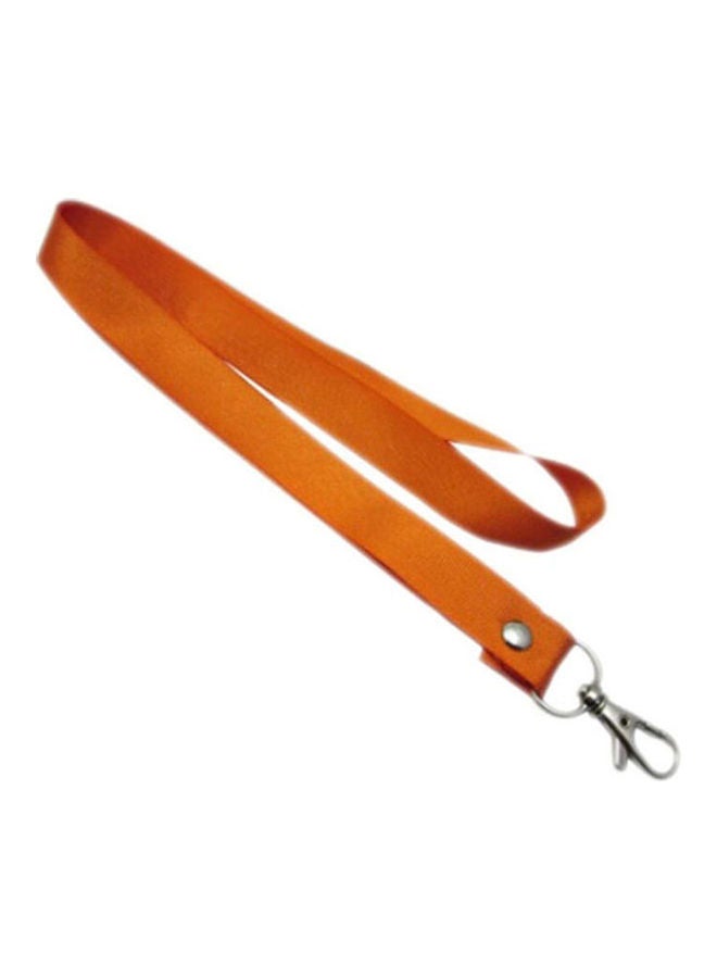 Generic - Neck Strap Key Phone ID Badge Whistles Lanyard Holders Metal Lobster Clasps Clip Black - Image 1