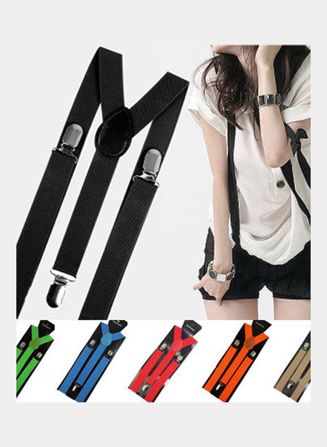 Unisex Elastic Y-Shape Braces Men's Women's Adjustable Clip-on Suspenders Red - v1604450198/N41752718V_2