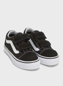 VANS Kids Old Skool V Sneaker Black/White  - Image 3