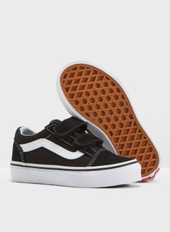 VANS Kids Old Skool V Sneaker Black/White  - Image 4