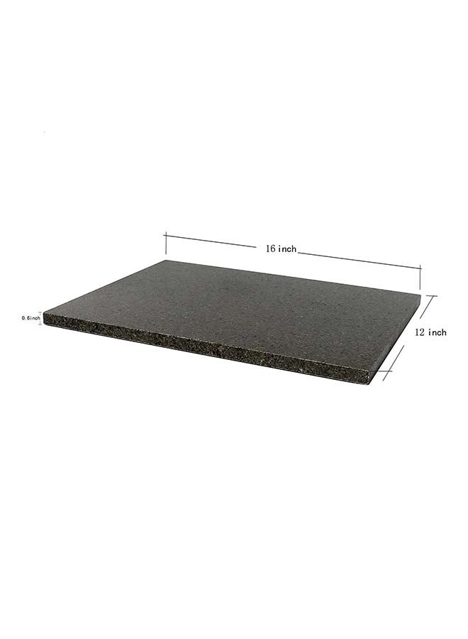 لوح جرانيت للتقطيع والخبز والمأكولات البحرية أسود 40x30x2سم  - Image 1