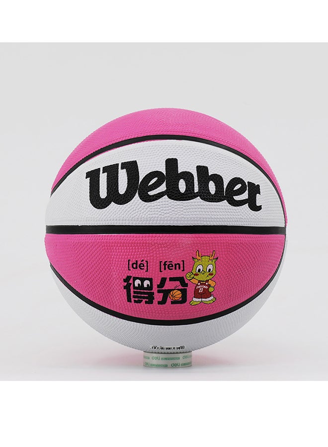 WEBBER Mini Rubber  Basketball (Inflated) Size 4 - Image 2