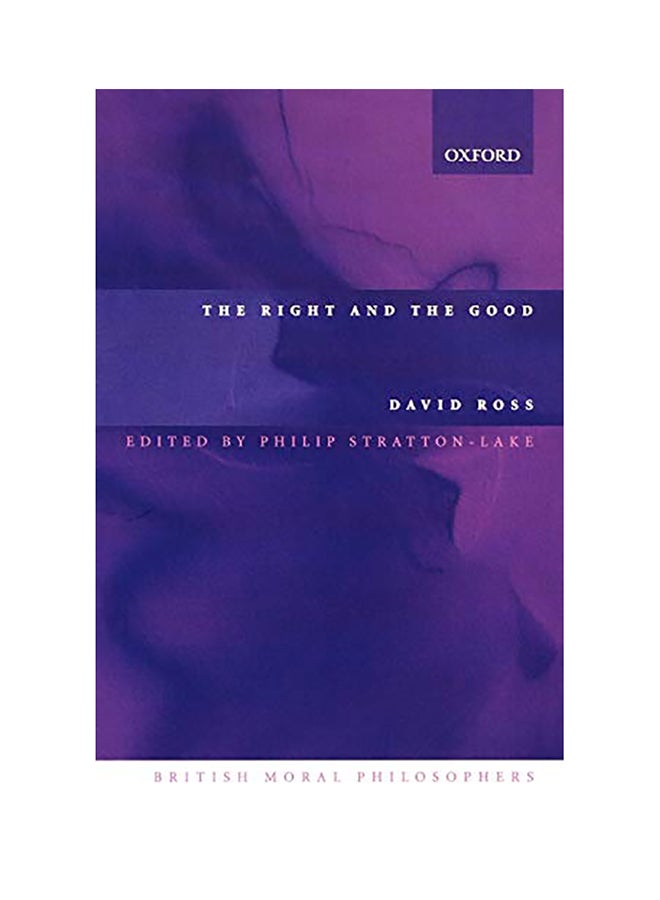 The Right And The Good Paperback English by David Ross - 2002 