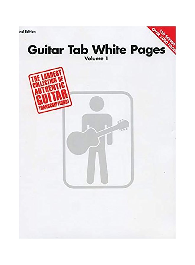 Guitar Tab White Pages - Volume 1 paperback english - 2001 